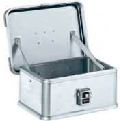 Zarges K-470 Aluminum Shipping and Storage Case 40835 - 15-11/16"L x 11-13/16"W x 7-1/8"H Silver
