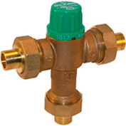 Zurn 38-ZW1017XLCOMP 3/8 In. Compression Thermostatic Mixing Valve - Lead-Free Cast Bronze ASSE1017