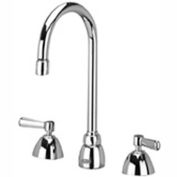 Zurn Widespread With 5-3/8" Gooseneck and Lever Handles, Interconnecting Copper Tubes - Lead Free