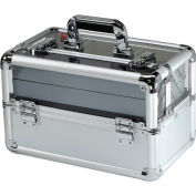 TZ Case Beauty Makeup Case with See-Through Lid AB-116T B -14-1/2"L x 8-1/4"W x 9-1/4"H - Black