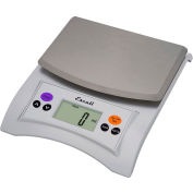 Escali A115S Aqua Digital Scale with Removable Top, 11lb x 0.1oz/5kg x 1g, Stainless Steel
