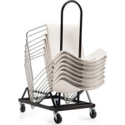 Global™ Chair Dolly for Popcorn Series Stacking Chair - Stacks Up to 34 Chairs