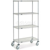 Nexelate® Wire Shelf Truck, 1200 lb. Capacity, 36"L x 18"W x 69"H