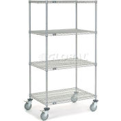 Nexelate® Wire Shelf Truck, 1200 lb. Capacity, 36"L x 24"W x 69"H