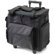 TZ Case, Soft-Side Roller Beauty Case, 16"L x 9-1/2"W x 15-1/2"H, Black