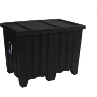 BBB 2箱 Sterilite 45-Gallon Latch Tote - Dark Gray | BJ's Wholesale Club