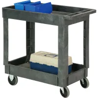 ⚠️ree Global Industrial™ Utility Cart w/2 Shelves & 5