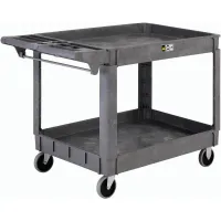 Global Industrial™ Utility Cart w/3 Shelves & 6 Casters, 500 lb. Capacity,  46L x 25W x 35H