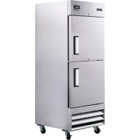 Nexel&#174; Reach In Split Door Freezer, 2 Solid Doors, 23 Cu. Ft.