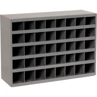 Durham Steel Storage Parts Bin Cabinet 360-95 Open Front - 42 Compartments