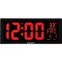 Global Industrial™ 4'' LED Digital Clock, 6