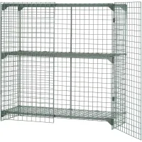 Global Industrial™ 1-Tier 2 Door Wire Mesh Security Locker