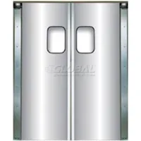 Chase Doors Light Duty Anodized Aluminum Service Door Double Panel 4884SDD 4' x 7'