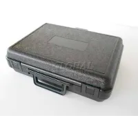 Western Case Black Plastic Protective Storage Cases with Pinch Tear Foam 10x7-1/2x2-3/4