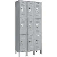 Global Industrial™ Infinity® 3-Tier 9 Door Locker, 36