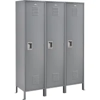 Global Industrial™ Infinity® 1-Tier 3 Door Locker, 54