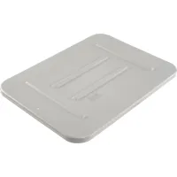 Choice Gray Polyethylene Plastic Bus Tub Lid - 20 x 15