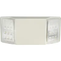 Global Industrial™ 2 Head Round LED Emergency Light w/ Adjustable Optics,  Ni-Cad Battery Backup