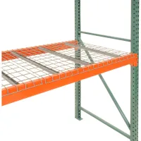 Industrial Rack With Interlocking Wire Decks