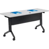 Interion® Flip-Top Training Table, 60