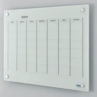 Global Industrial™ Frosted Glass Dry Erase Board, 36W x 24H