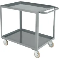 Global Industrial™ Utility Cart w/3 Shelves & 6 Casters, 500 lb. Capacity,  46L x 25W x 35H