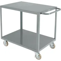 Global Industrial™ Steel Utility Cart w/3 Shelves, 1200 lb. Capacity, 36L  x 24W x 35H