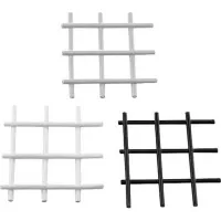 1” x 1” Black Plastic-Coated 12 Gauge Wire Mesh Panel - Tekno