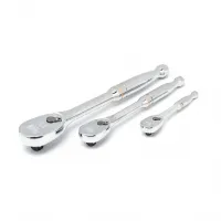 Gearwrench® 90 Tooth Teardrop Ratchet Set With 1/4