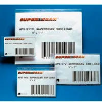 Plastic Label Holders - Adhesive Back, 2 x 3