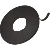 Velcro Brand Reclosable Fastener,Loop,W 1 in,Black 158509