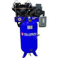 Global Industrial™ Silent Air Compressor, Two Stage Piston, 7.5 HP