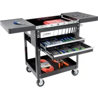 【8/10迄】h&o x NW SLIDE SIDE TOP25 Sunex Compact Slide Top Utility Cart, Black - 8035| Penn