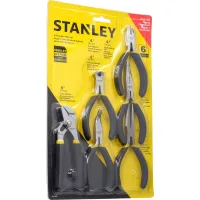 Stanley 84-079 6 Piece Basic Miniature Plier Set (Long Nose