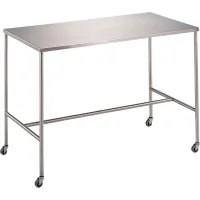 36H Stainless Steel Work Tables with H-Brace & Bullet Feet by Blickman