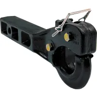 Hitch Receiver Mount Pintle Hook Heavy Duty 5 Tons Capacity Trailer Pintle