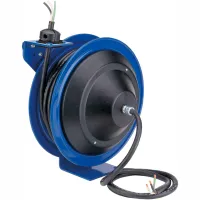 Coxreels PC Series Power Cord Reel with Quad Receptacle - 50ft., Model#PC13-5012-B