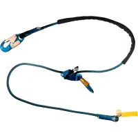 3M DBI-SALA 8-Foot Adjustable Rope Positioning Lanyard - Snap Hook & Carabiner, Orange/Black