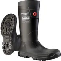 Stivali Da Lavoro DUNLOP Purofort FoodPro MultiGrip - Antiscivolo, Puntale Acciaio, Bianco/Blu, Taglia 45 EU