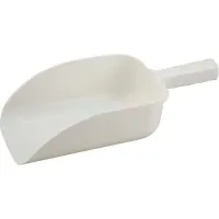 Winco White Utility Plastic Scoop, 64-Ounce 