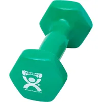 ダンノ(DANNO) フリーバンド 25m グリーン D5681 CanDo® Vinyl-Coated Cast Iron Dumbbell, Green, 3 lb.