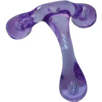 FEI Plastic Hand-Held Body Massage Tool, 3-Point FEI Plastic Hand-Held Body Massage Tool, 3-Point
