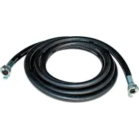 50' of 3/4 I.D. Air Supply Hose with Fittings, static conductive  (HV-7015-W-50)