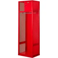 Hallowell® Welded Gear Locker w/ Top Shelf & Security Box
