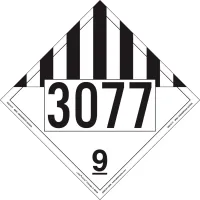 ●DANGEROUS GOODZ LabelMaster®ZEZ19-77 Miscellaneous Dangerous Goods Placard