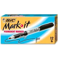 Bic Mark-it Gripster Permanent Marker - Fine Marker