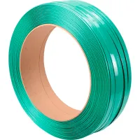 Pac Strapping Prod Inc Waxed Polyester Strapping 5/8 x .035 x 4,000' Green 16 x 6 Core