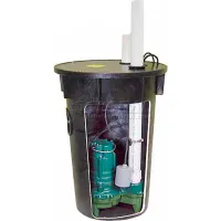 Zoeller Grinder Shark Sewage Pump Package 915-0005, 18