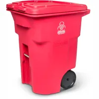 Toter's 96 Gallon Trash Can W/ Wheels And Attached Lid – My Store