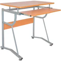 Techni Mobili Compact Computer Desk Cherry